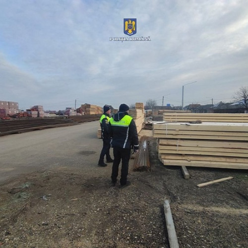 Acțiune a poliției pentru prevenirea activităților ilicite în domeniul lemnului