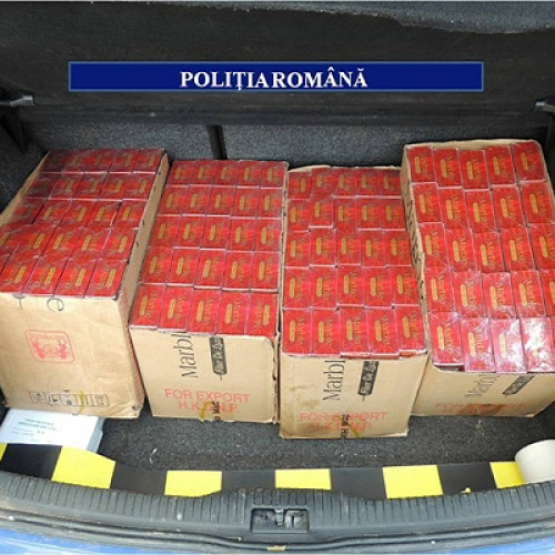 Control rutier în Gelu, descoperire de tigări ilegale
