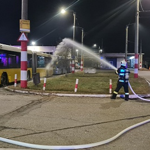 Pompierii din Satu Mare au desfășurat exerciții în Săptămâna Protecției Civile