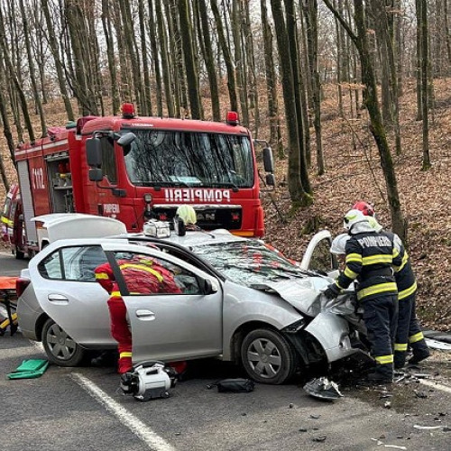 Accident rutier în zona Mujdeni