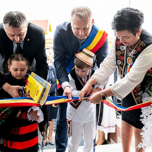 Inaugurarea unei noi grădinițe în comuna Apa